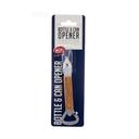 Tablecraft 13-0 Stainless Steel Magnetic Bottle/Can Opener, 6 x 1.6 x 0.65 inch -- 6 per case