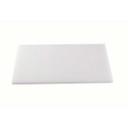 Tablecraft White Polyethylene Cutting Board, 15 x 20 x .5 inch