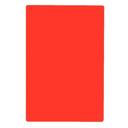 Tablecraft Red Polyethylene Rectangular Cutting Board, 24 x 18 x 0.5 inch