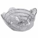Tablecraft Meranda Collection Chrome Plated Round Basket with Handles, 9.875 x 8 x 4.75 inch