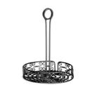 Tablecraft Mediterranean Collection Versa Rack Medium Round Condiment Rack with Merchandising Ring, 7.375 x 7.375 x 10 inch -- 2 per case