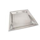 Tablecraft Remington Collection 18-8 Stainless Steel Square Buffet Service Tray, 20.125 x 20.125 x 1.375 inch