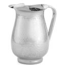 Tablecraft Remington Collection Stainless Steel Mirror Finish Beverage Pitcher with Ice Guard, 2 Quart