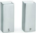 Tablecraft Stainless Steel Square Salt and Pepper Shaker Set, 1.5 Ounce -- 6 set per case