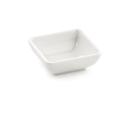 Tablecraft Frostone Collection Melamine White Square Ramekin Bowl, 2 Ounce Capacity -- 12 per case