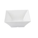 Tablecraft Frostone Collection Melamine White Square Bowl, 3.75 Quart Capacity