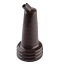 Tablecraft PourMaster Brown High Density Polyethylene Replacement Neck with Integrated Spout Fits N32A Pourer, 3.5 x 3.5 x 8.25 inch