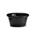 Tablecraft Melamine Black Round Smooth Ramekin, 2 Ounce -- 12 per case