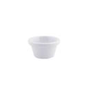 Tablecraft Melamine White Smooth Ramekin, 3 Ounce Capacity -- 12 per case