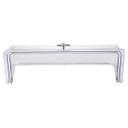 Tablecraft Polycarbonate Rectangular Roll Top Display Cover for Cold Server, 21.5 x 13.25 x 7.5 inch