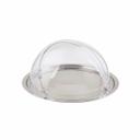 Tablecraft Polycarbonate Round Retractable Cover for Cold Server, 19 x 19 x 10 inch
