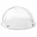 Tablecraft Polycarbonate Round Roll Top Display Cover for Cold Server, 19 x 19 x 10 inch