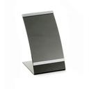 Tablecraft Acrylic Curved Menu Holder Fits 5.5 x 8.5 inch Sheet, 5.5 x 8.5 x 4 inch