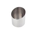 Tablecraft Brushed Finish Stainless Steel Round Sloped Appetizer Cup, 18 Ounce Capacity