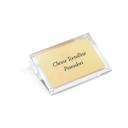 Tablecraft Slanted Rectangular Magnetic Card Sign Holder, 6 x 1.4 x 3.875 inch