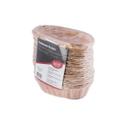 Tablecraft 9 inch Polypropylene Casing Steel Interior Handwoven Oval Natural Serving Basket, 12 count
