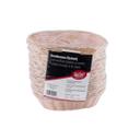 Tablecraft Polypropylene Casing Steel Interior Oval Natural Serving Basket, 9 x 6 x 2.25 inch -- 12 per case