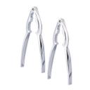 Tablecraft Chrome Plated Double Jaw Lobster Cracker, 6 x 1.5 x 0.5 inch - 2 count per pack -- 6 packs per case