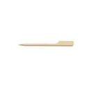 Tablecraft Bamboo Paddle Pick, 3.5 inch - 100 count per pack -- 12 packs per case