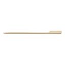 Tablecraft Bamboo Paddle Pick, 7 inch - 100 count per pack -- 12 packs per case
