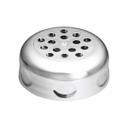 Tablecraft Saferfood Solutions BPA Free Tritan Plastic Swirl Shaker with Chrome Plated Perforated Top, 6 Ounce -- 12 per case