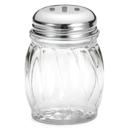 Tablecraft BPA Free Swirl Plastic Shaker with Chrome Plated Plastic Slotted Top, 6 Ounce Capacity -- 12 per case