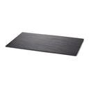 Tablecraft Frostone Slate Collection Melamine Black Rectangular Serving Tray, 20.625 x 12.75 x 0.3125 inch
