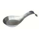 Tablecraft Stainless Steel Single Spoon Rest, 8 x 3.875 x 1.625 inch -- 12 per case