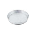 Tablecraft Galvanized Steel with Pebble Texture Round Diner Platter, 8.25 x 8.25 x 1.25 inch