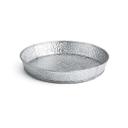 Tablecraft Galvanized Collection Galvanized Steel with Pebble Texture Round Diner Platter, 8.25 x 8.25 x 1.25 inch