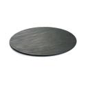 Tablecraft Black Slate Round Display Tray, 16 x 16 inch
