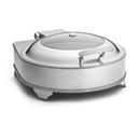 Tablecraft Quick View Round Electric Chafer, 6 Quart Capacity