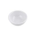 Tablecraft Melamine White Round Ribbed Ramekin, 4 Ounce Capacity -- 12 per case