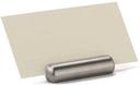 Tablecraft Stainless Steel Bullet Card Holder, 2.125 x 0.5625 x 0.5 inch