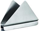 Tablecraft Stainless Steel Brushed Finish Angled Napkin Holder, 6.75 x 1.125 x 3.875 inch