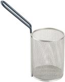 Tablecraft 18/8 Stainless Steel Round Pasta Basket with Blue Cool Touch Vinyl Handle, 8.75 x 4.5 x 10 inch -- 2 per case