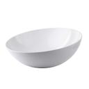 Tablecraft Sierra Collection Melamine White Round Bowl, 5 Quart Capacity