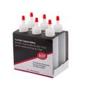 Tablecraft Clear LDPE Chef Squeeze Bottle with HDPE Cap, 4 Ounce - 6 count per pack -- 12 packs per case