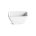 Tablecraft Melamine White Square Ribbed Ramekin, 3 Ounce -- 12 per case