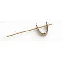 Tablecraft Bamboo Disposable Sword Pick, 4.5 inch - 50 count per pack -- 12 packs per case