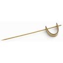 Tablecraft Bamboo Sword Pick, 6 inch - 50 count per pack -- 12 packs per case