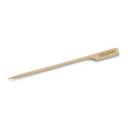 Tablecraft Vegan Bamboo Paddle Pick, 4.5 inch - 100 count per pack -- 12 packs per case
