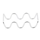 Tablecraft Taco Taxi Medium Stainless Steel Wire Server, 5.625 x 2.25 x 1.5 inch