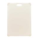 Tablecraft Grippy Polypropylene White Color Coded Cutting Board with TPE Grips, 24 x 18 x 0.625 inch