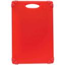 Tablecraft Grippy Polypropylene Red Color Coded Cutting Board, 18 x 24 x 0.625 inch