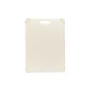 Tablecraft Grippy Polypropylene White Color Coded Cutting Board, 20 x 15 x 0.625 inch