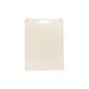 Tablecraft Grippy Polypropylene White Color Coded Cutting Board with TPE Grips, 20 x 15 x 0.625 inch