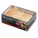 Tablecraft 1.5 Ounce Small Natural Poplar Wood Disposable Serving Boat, 50 count -- 12 per case