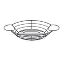 Tablecraft Meranda Collection Black Powder Coated Steel Basket with Ramekin Holder, 13 x 7.25 x 2.5 inch