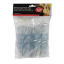 Tablecraft Plastic Translucent Clear Universal Liquor Pourer Cover Only, 12 count